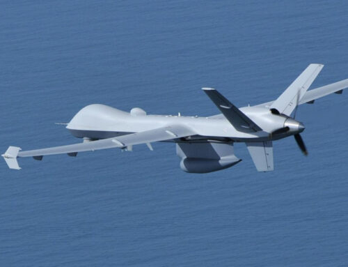 Russia downs American drone over black sea